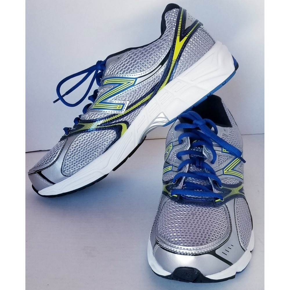 NEW BALANCE 670v2 Running Shoes Sneakers Silver Yellow Blue ME670SN2 Men's 12 4E